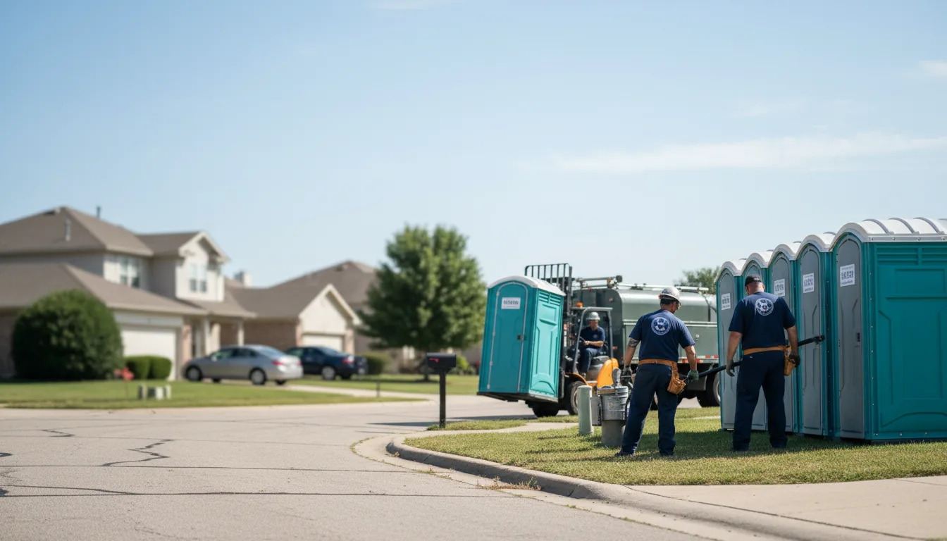 Porta Potty Rental in Rosston, TX near me